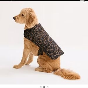 St Johns Bark  Animal Dog Coat  Sz L NWT Cheetah  Print